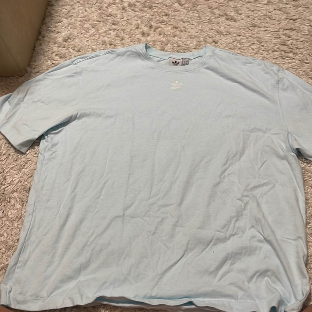 Light blue adidas tee